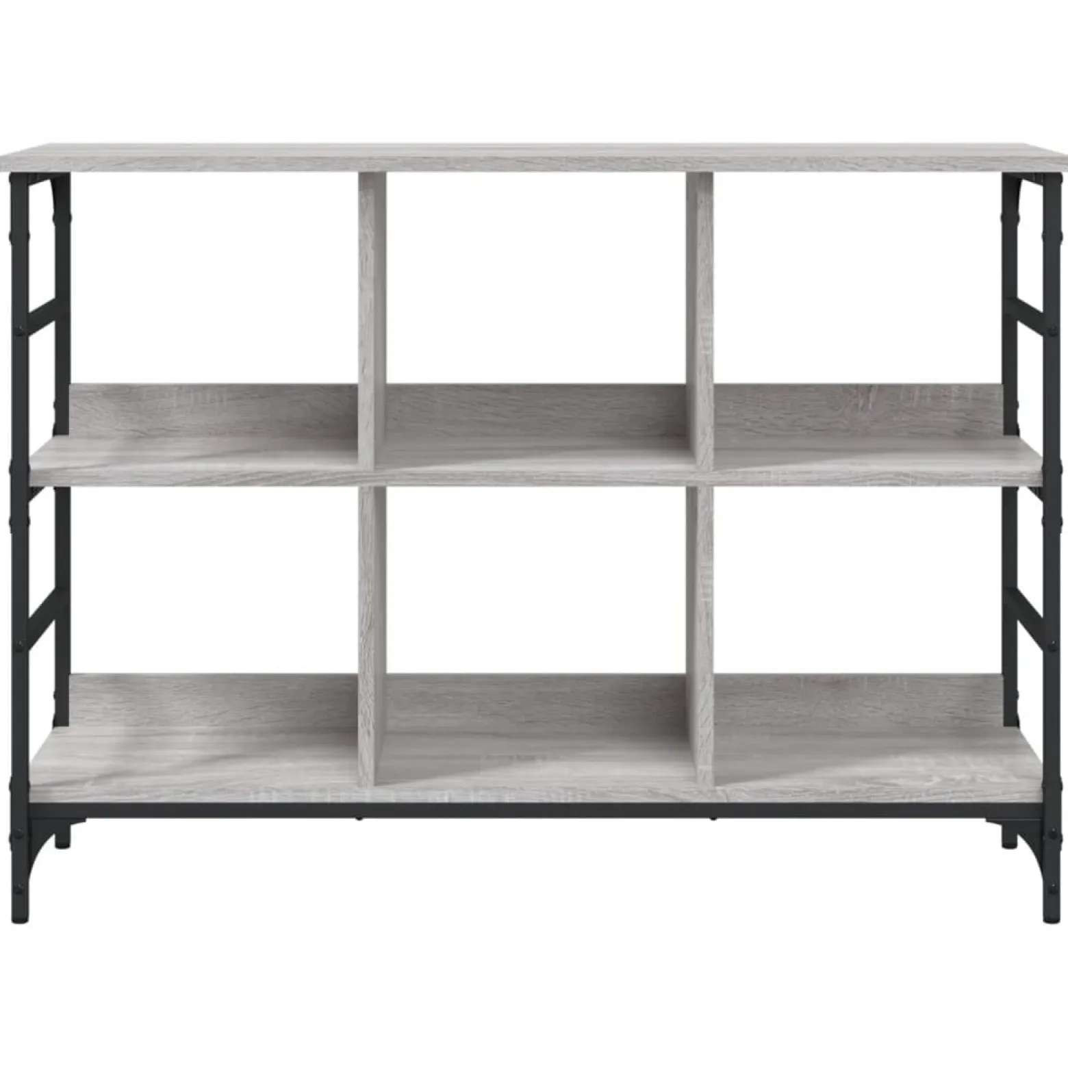 Szafka Szara Dąb Sonoma 102x32x73.5 cm do Salonu Pokoju Sypialni