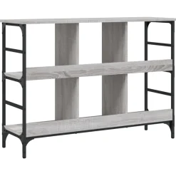 Szafka Szara Dąb Sonoma 102x32x73.5 cm do Salonu Pokoju Sypialni
