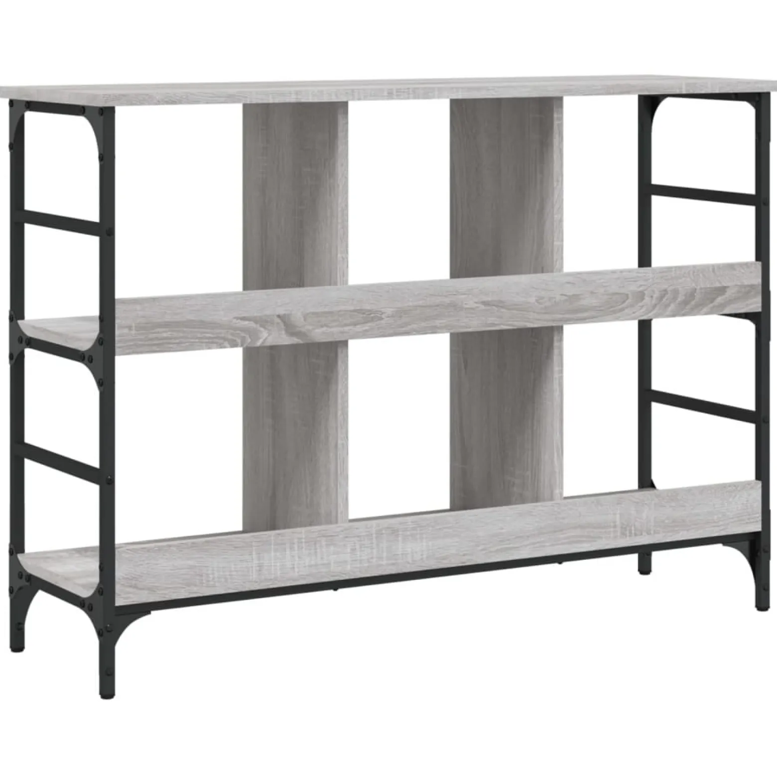 Szafka Szara Dąb Sonoma 102x32x73.5 cm do Salonu Pokoju Sypialni