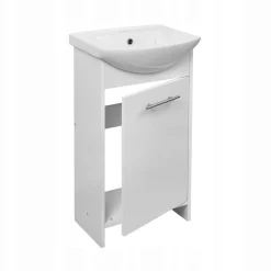 Szafka + um + syfon 45cm biała
