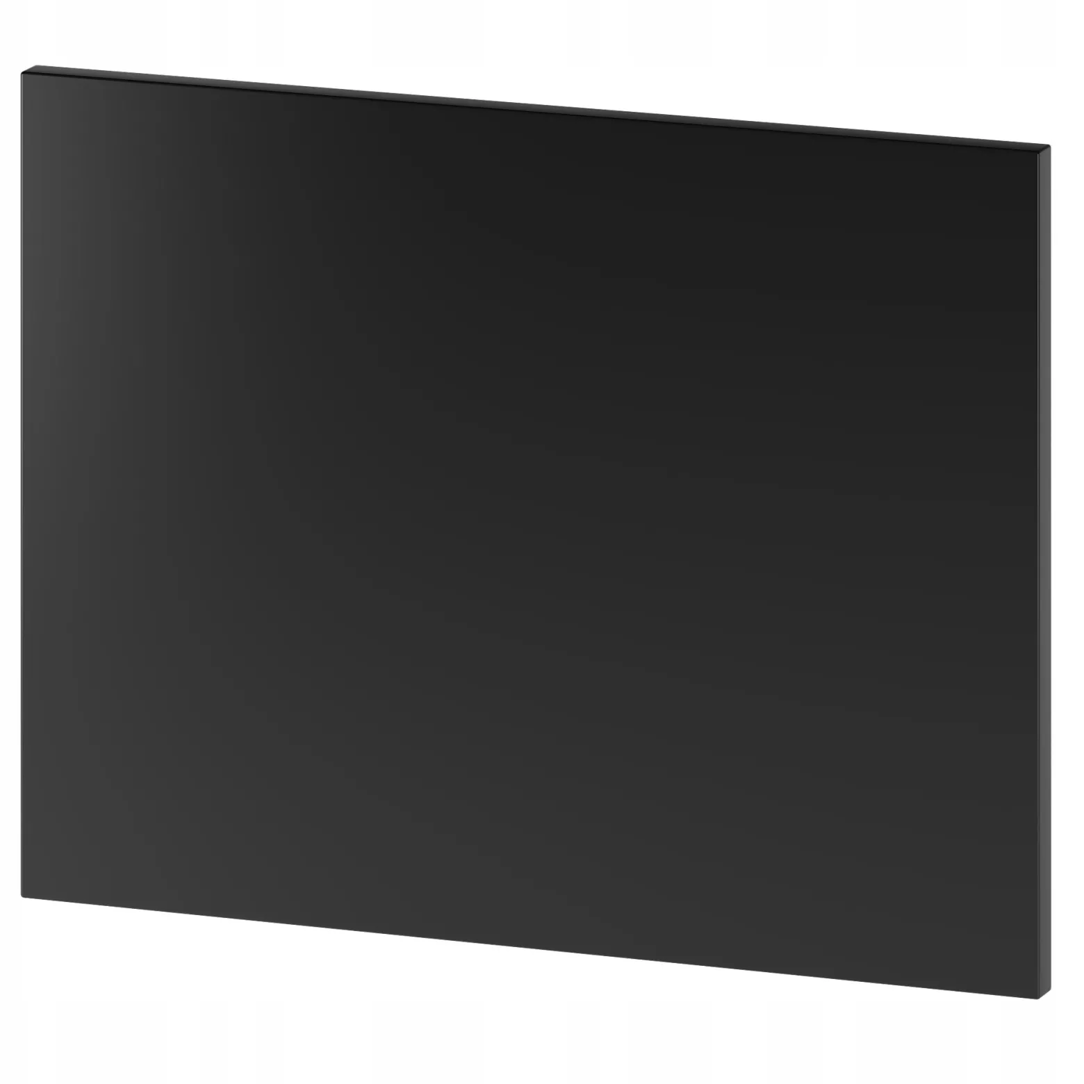 Szafka VESPER 60 cm czarna mat z blatem frezowana nowoczesna