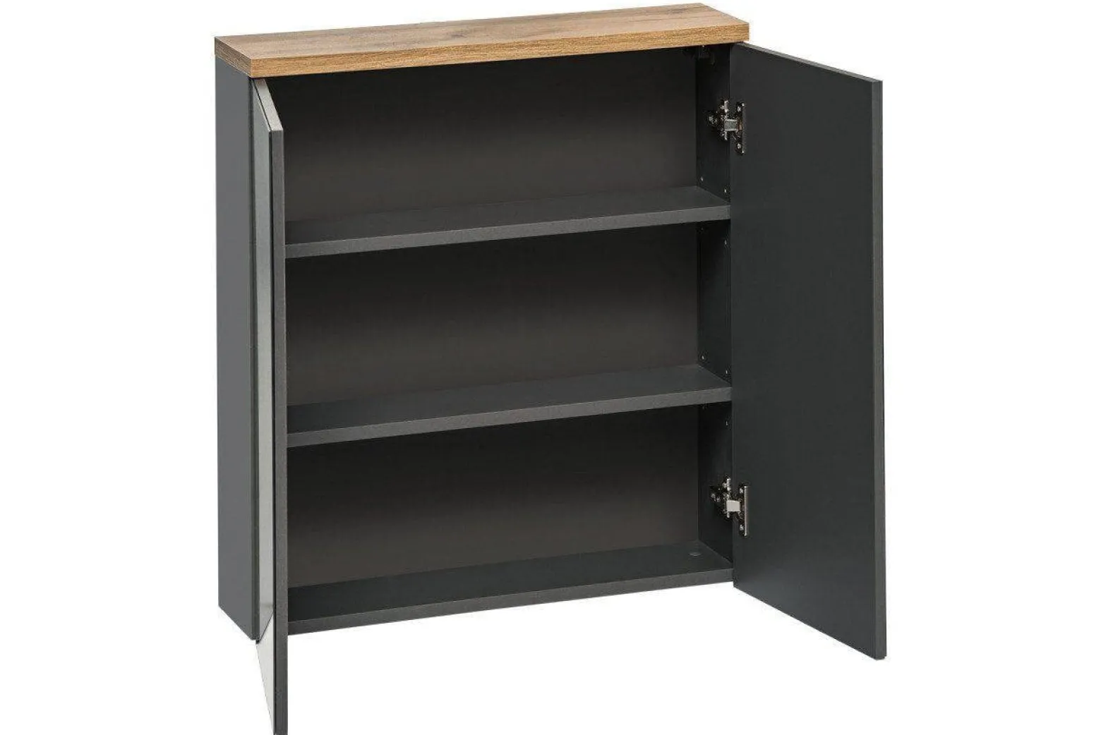 Szafka z lustrem 60 cm Bali szary