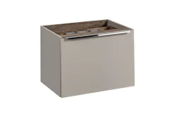 Szafka z Umywalką Santa Fe Taupe 60cm z Umywalką Nablatową Smile