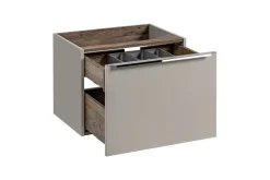 Szafka z Umywalką Santa Fe Taupe 60cm z Umywalką Nablatową Smile