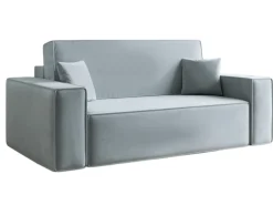 Szara sofa dwuosobowa 175 cm szeroka CARLS