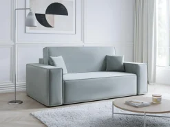 Szara sofa dwuosobowa 175 cm szeroka CARLS