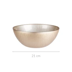 Szklana miska KARNEOL, Ø 21 cm