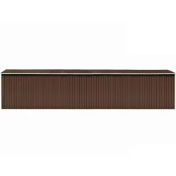 Szopa Brąz 257 x 990 x 181 cm Stal vidaXL