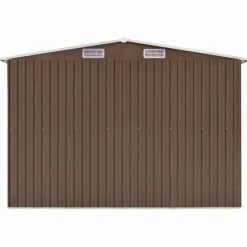 Szopa Brąz 257 x 990 x 181 cm Stal vidaXL