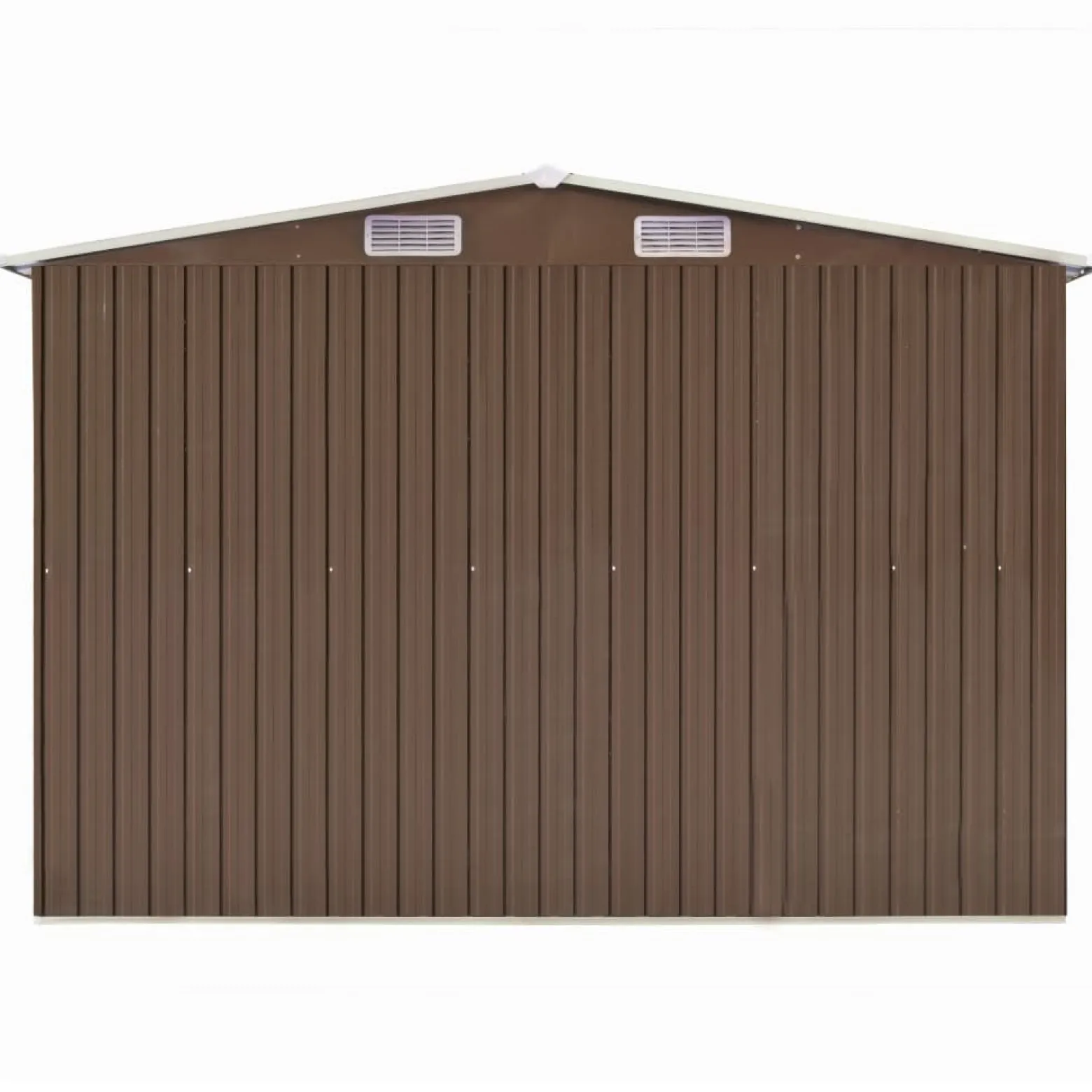 Szopa Brąz 257 x 990 x 181 cm Stal vidaXL