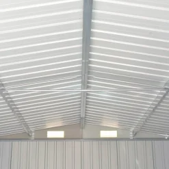 Szopa Brąz 257 x 990 x 181 cm Stal vidaXL