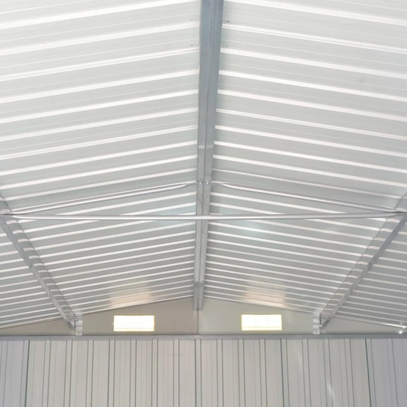 Szopa Brąz 257 x 990 x 181 cm Stal vidaXL