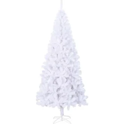 Sztuczna choinka Biały 240 x 120 cm vidaXL