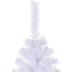 Sztuczna choinka Biały 240 x 120 cm vidaXL