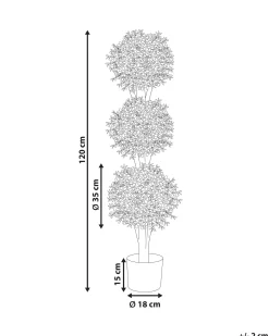 Sztuczna roślina w doniczce 120 cm bukszpan ozdobny