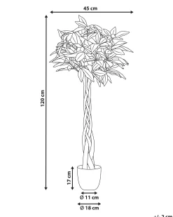 Sztuczna roślina w doniczce 120 cm drzewko pieniężne