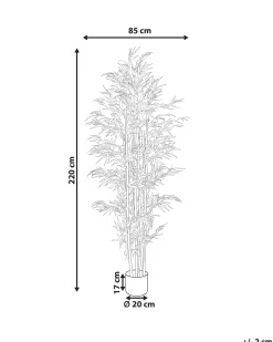Sztuczna roślina w doniczce 220 cm bambus