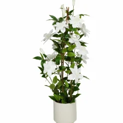 Sztuczne drzewko clematis biały 98 cm w doniczce