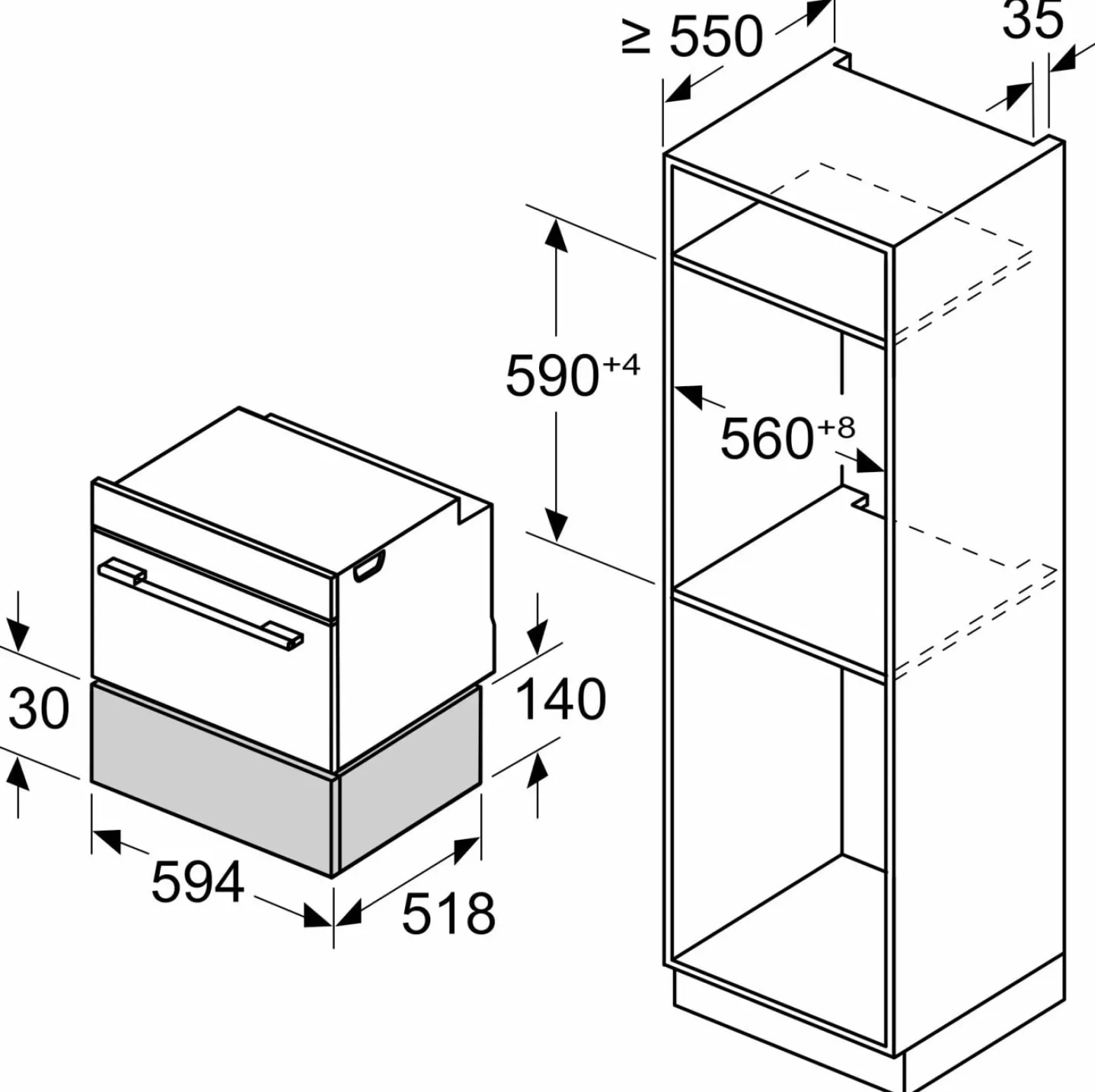 Szuflada Bosch BIC7101B1 seria 8