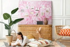 Tablica korkowa 140x100 cm organizer + pinezki Planer