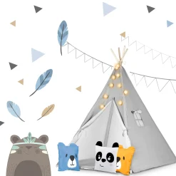 Tipi namiot dla dzieci teepee girlanda stabilizator Nukido