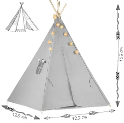 Tipi namiot dla dzieci teepee girlanda stabilizator Nukido