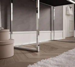 Toaletka BLANCO ELITE chrom/czarny połysk push