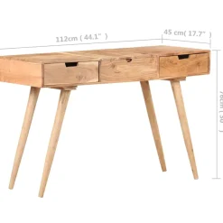 Toaletka Brąz Drewno vidaXL