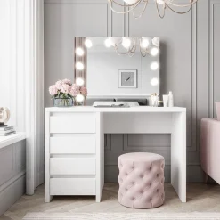 Toaletka kosmetyczna z lustrem GLAMOUR ESCADO ELITE PUSH