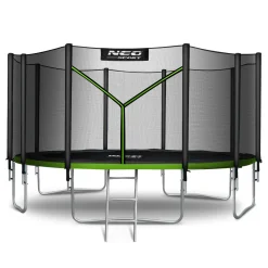 Trampolina ogrodowa z siatką zewnętrzną Neo-Sport 465cm 15ft
