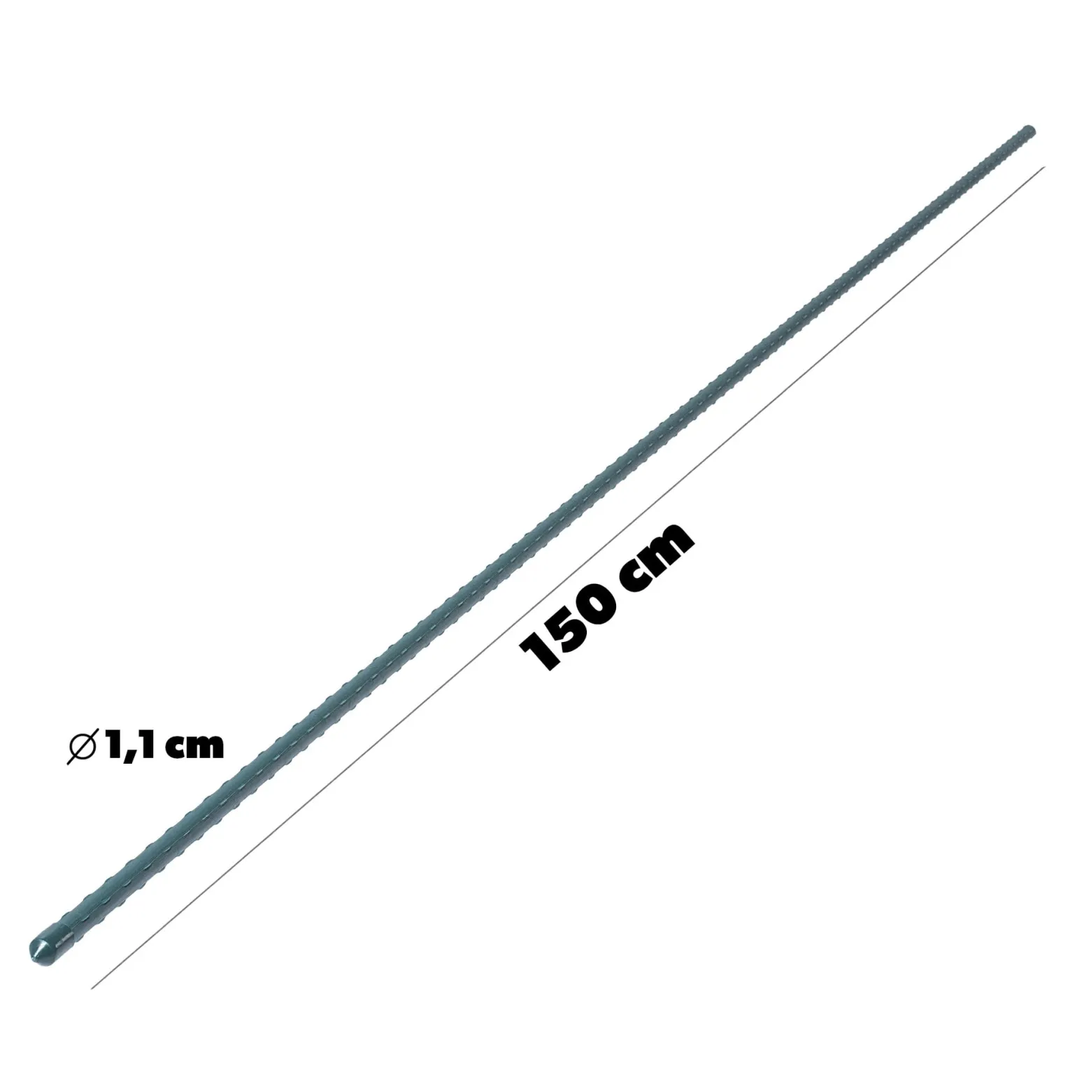 Tyczka Podpórka Roślin Stal Powlekana 150cm 10szt