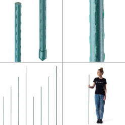 Tyczka Podpórka Roślin Stal Powlekana 150cm 10szt