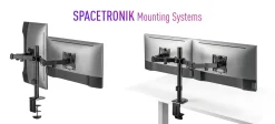 Uchwyt biurkowy na dwa monitory Spacetronik SPA-120