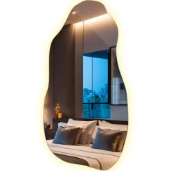 Unikalne Lustro LED Premium Ścienne 45 x 90- światło ciepłe