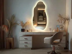 Unikalne Lustro LED Premium Ścienne 45 x 90- światło ciepłe