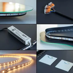 Unikalne Lustro LED Premium Ścienne 45 x 90- światło ciepłe
