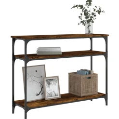VidaXL Brąz 100 x 29 x 75 cm Materiał drewnopochodny
