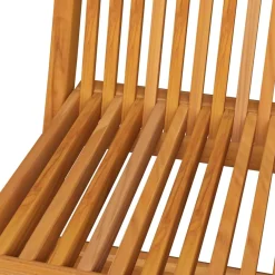 VidaXL Krzesło ogrodowe Brąz Drewno