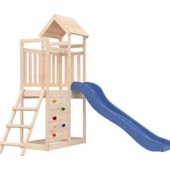 VidaXL ogrodowy plac zabaw Brąz Drewno