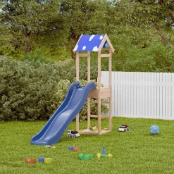VidaXL ogrodowy plac zabaw Brąz Drewno sosnowe