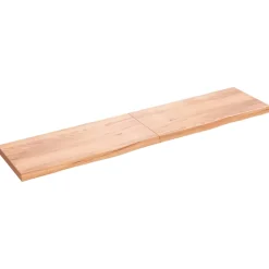 VidaXL Półka brązowa 220x50x(2-6) cm lakierowane