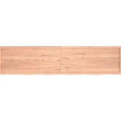 VidaXL Półka brązowa 220x50x(2-6) cm lakierowane