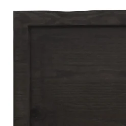VidaXL Półka ciemnobrązowa 140x60x(2-4) cm