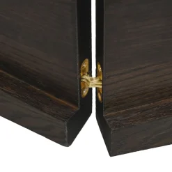 VidaXL Półka ciemnobrązowa 140x60x(2-4) cm