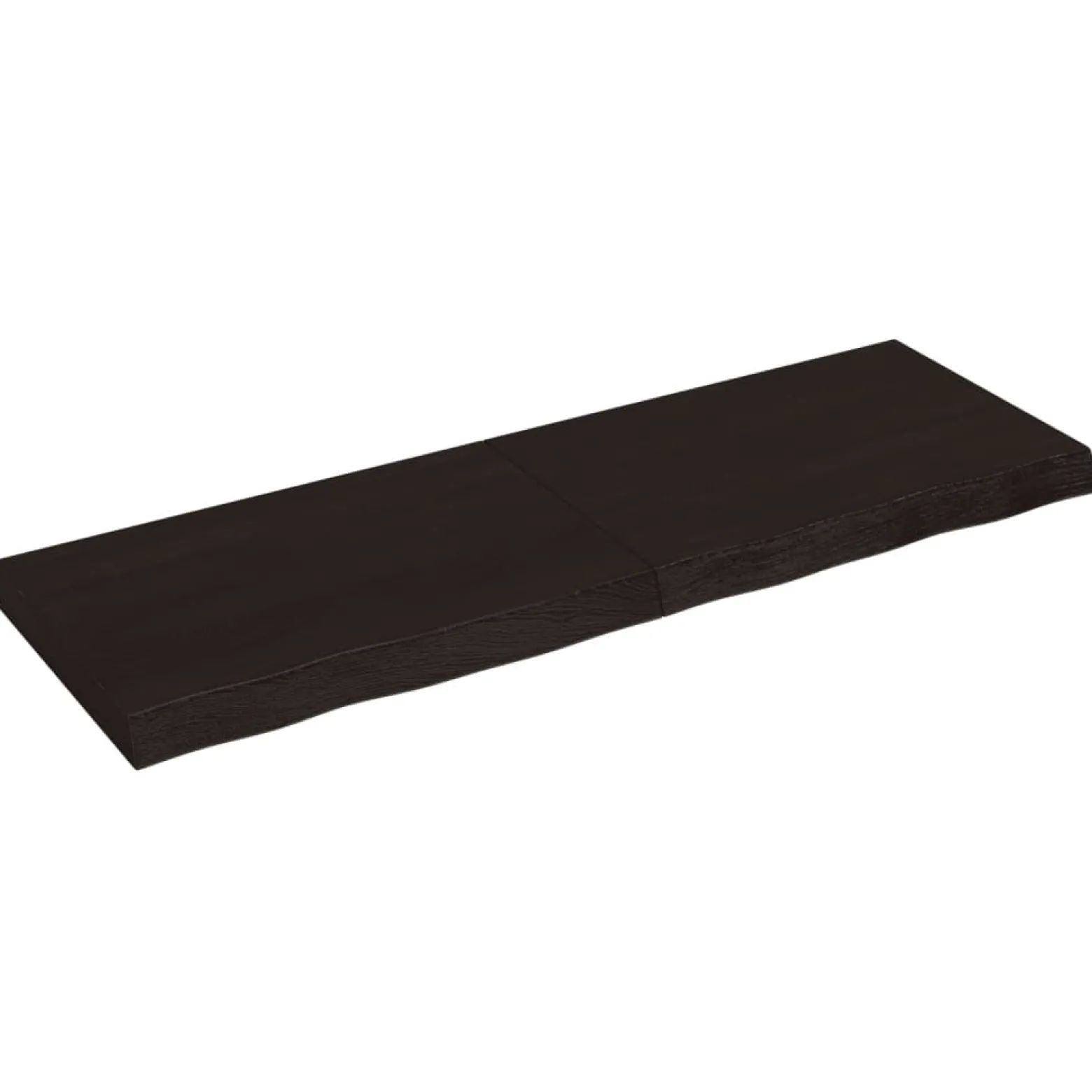VidaXL Półka ciemnobrązowa 120x40x(2-6) cm wykończone