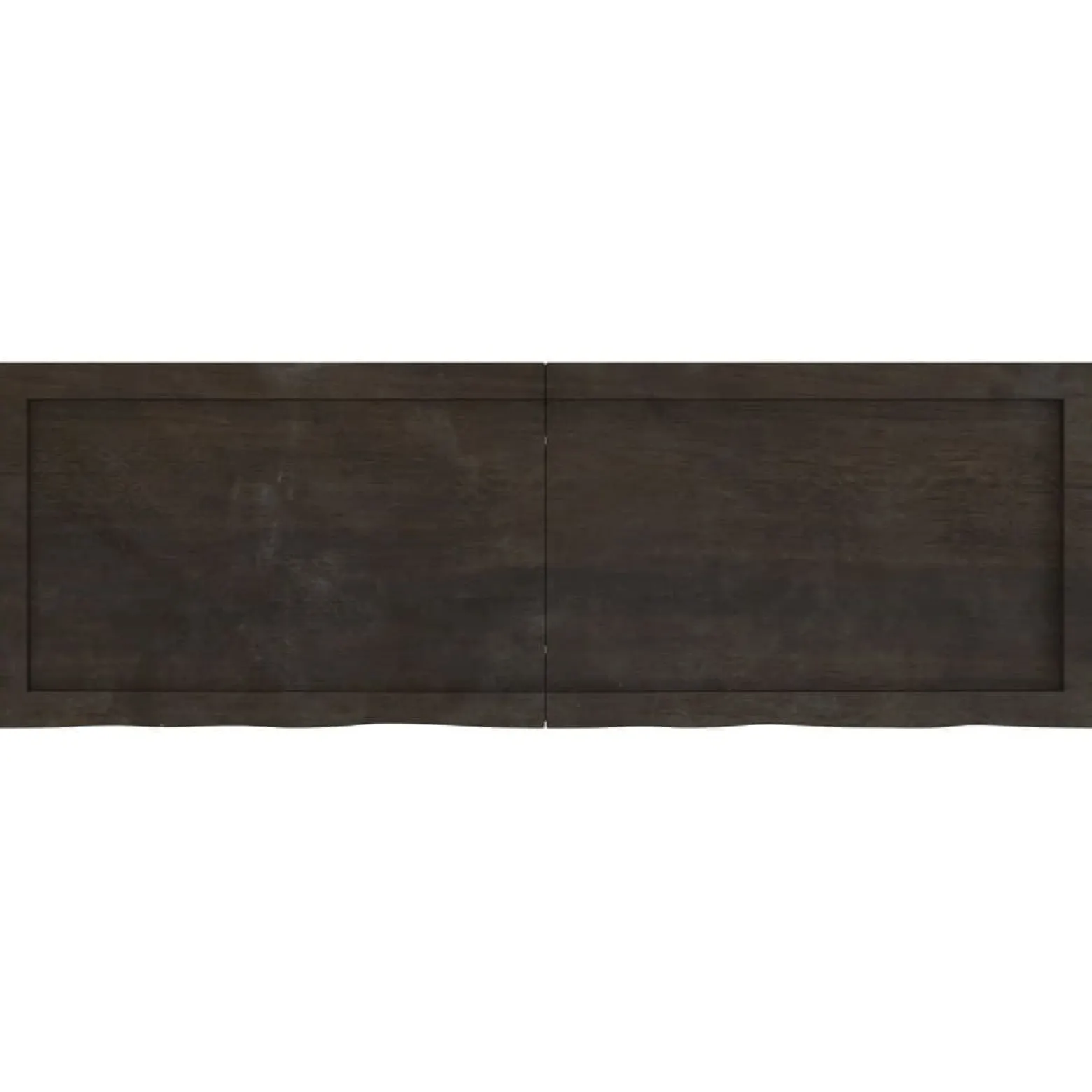 VidaXL Półka ciemnobrązowa 120x40x(2-6) cm wykończone