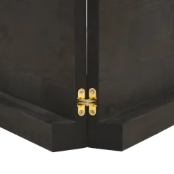 VidaXL Półka ciemnobrązowa 120x40x(2-6) cm wykończone