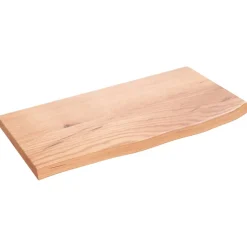 VidaXL Półka jasnobrązowa 60x30x2 cm lakierowane