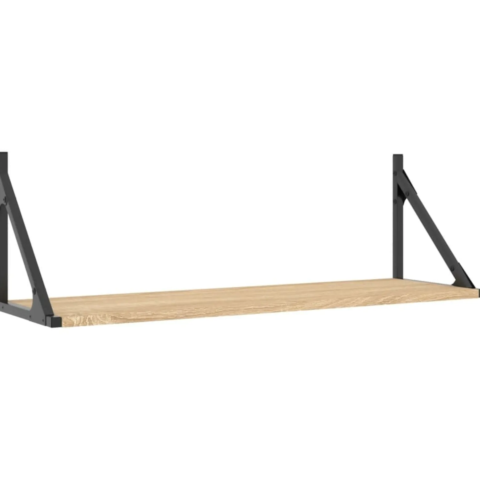 VidaXL Półki ścienne 2 szt. 80x25x25,5 cm