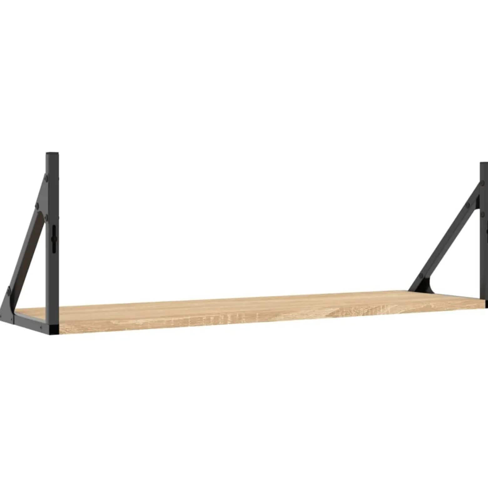 VidaXL Półki ścienne 2 szt. 80x25x25,5 cm